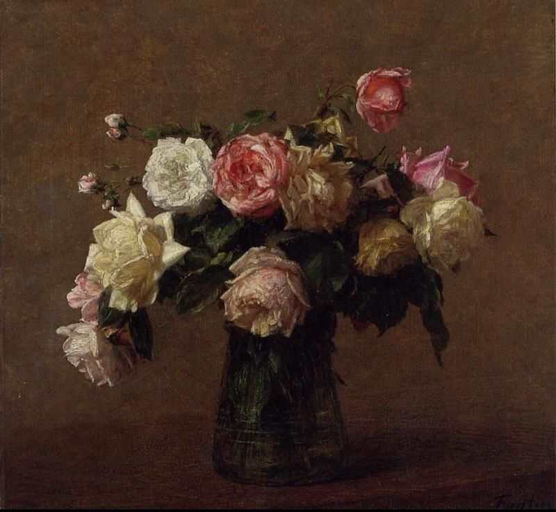 Henri Fantin-Latour Bouquet of Roses